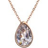 LuckyLy Collares para Mujer Oro Rosa 18K Plata Zirconia Cúbica