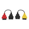 4pcs OBD2 Scanner Cable Adapter Diagnostic Connector Car Scan Tool