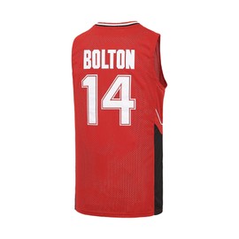 Men's #14 Troy Bolton Jersey,Wildcats High School Jersey,8 Chad Danforth Basketball Jersey (Large, #14 Bolton Red)