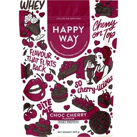 Happy Way Whey Protein Powder Choc Cherry 500g