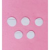 Reborn 5 Felt Circle Pockets For Magnetic Reborn Pacifiers (pockets