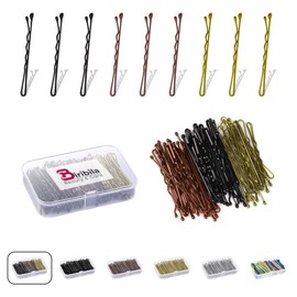 Biribila Bobby Pins – 5cm Long Hair Pins for Women with Box – Hair Grips for Thicker & Strong Hair, Ideal Hair Clips & kirby grips for All Types