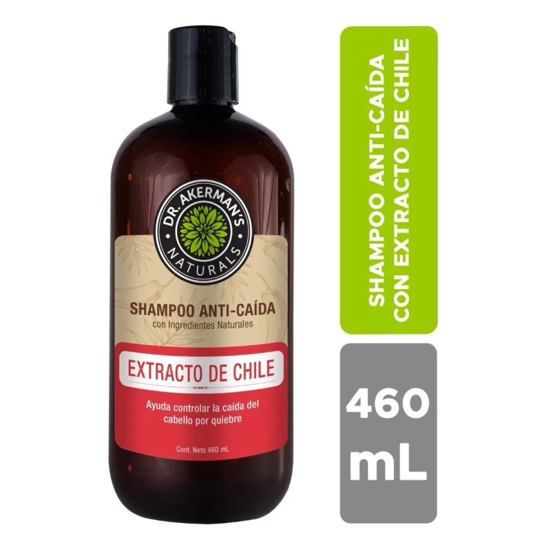 Shampoo Anticaida Refuerza El Cabello Frgil Dr. Akermans