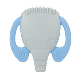 Mordedera de Silicón - Elefante/Gris