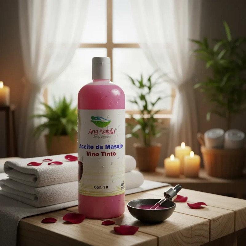 Aceite De Masaje Spa Ana Natalia 1 Lt Plástico