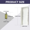 Lunwag Interior Dome Light Lens Cover/LED with LED White Blubs