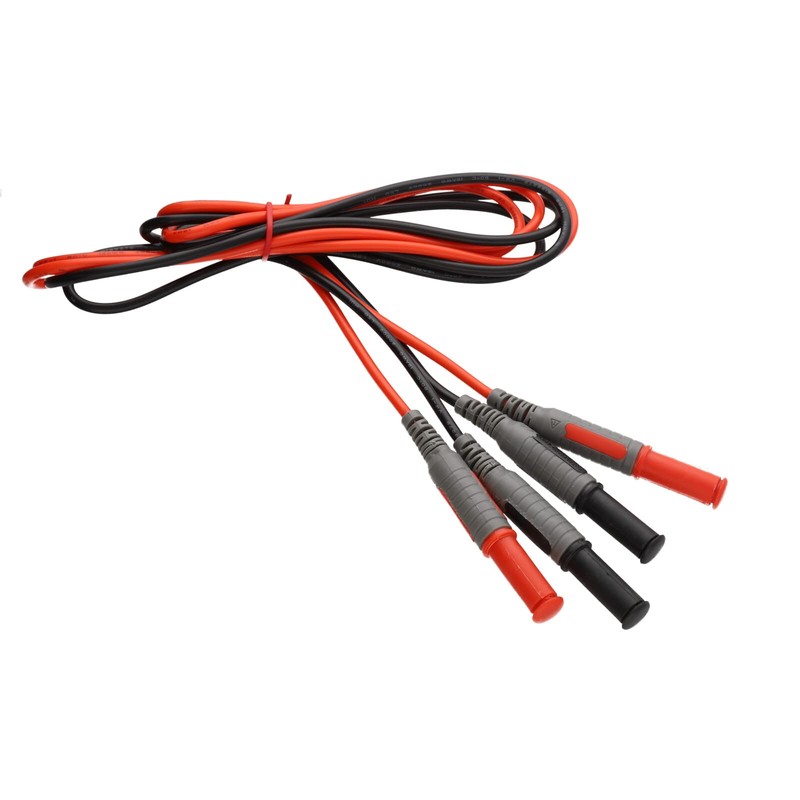 kenable Multimeter 10A 4mm Insulated High Flex Test Leads Red