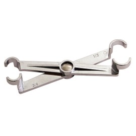 Lisle 63710 3/8" x 1/2" Low Profile Scissor Disconnect