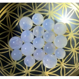 RARE GORGEOUS NEW FIND! (1) PIECE STARLIGHT BLUE ROSE QUARTZ CRYSTAL SPHERE BRQ