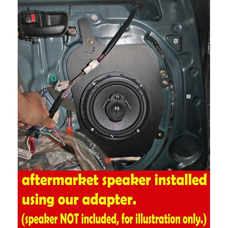 Front Door Speaker Adapter Spacer Rings 6 1/2" 6.5" Fits