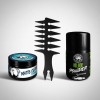 Kit Cabello Mate Cera Polvo Voluminizador Peine Textura