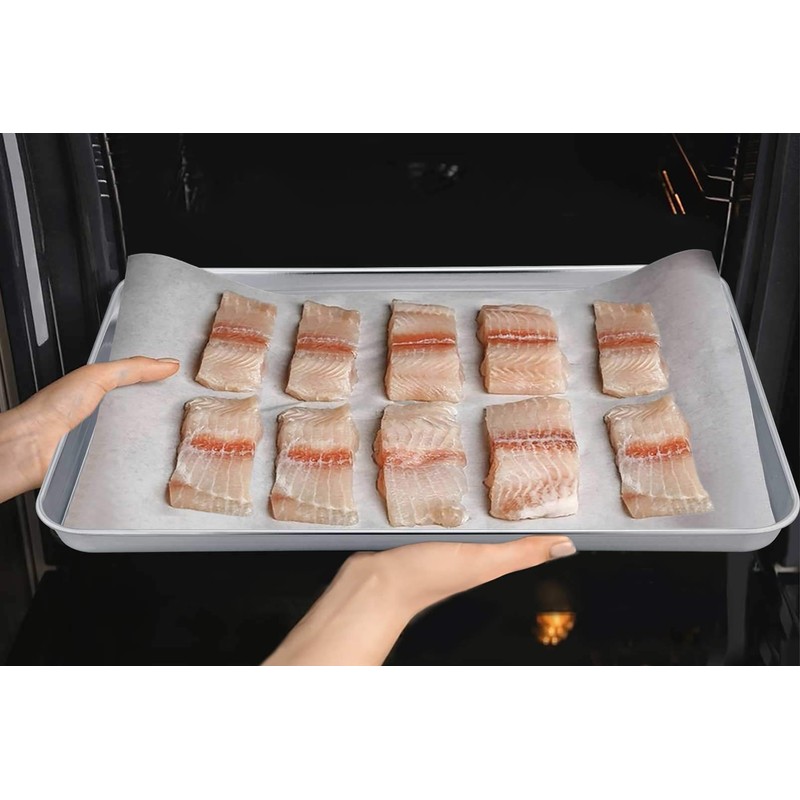 TeamFar Baking Sheet with Cooling Rack, Stainless Steel Half Size