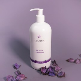 Clarena - Emollienter Hair Conditioner 500 ml - Silk Touch Conditioner - Moisturising Conditioner with Silk and Peptides - For All Hair Types - For Dry and Damaged Hair