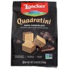 Loacker Quadratini- Dark Chocolate Wafer Cookie, 8.82 oz per bag