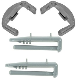UTIZ Dishwasher Front & Rear Rail End Caps Basket Runner Strong Plastic for Beko DE3861FW DE6340S 1887460200 Dishwashers