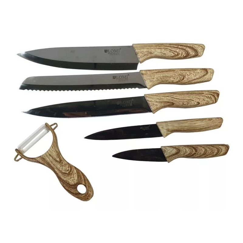 CL Set De Cuchillos Profesionales Acero Inoxidable Mango Tipo M