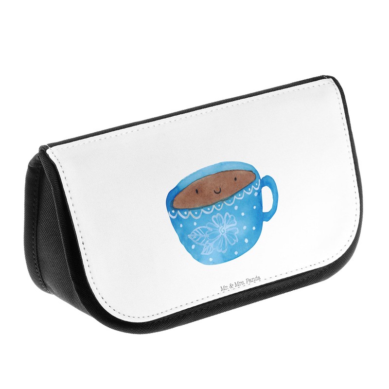 Parent-New Mr. & Mrs. Panda Cosmetic Bag Coffee Cup, White,