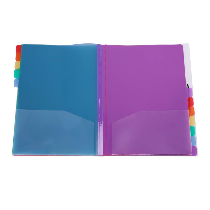 Project Folder A4 Organiser Folder 12 Compartments Desk Folder Personal