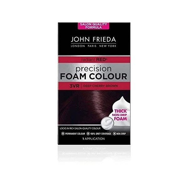 John Frieda Precision Foam Colour Number 3Vr, Deep Cherry Brown