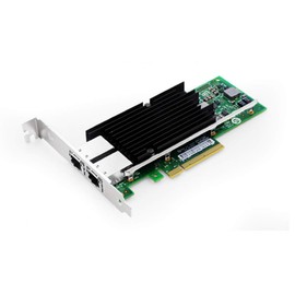 10Gb PCIe x8/x16 Converged Ethernet Network Card, Copper RJ45 Ports LAN Card NIC with Intel X540 Controller Server Support Windows Server/Windows/Linux/Vmware ESXI (X540-AT2 (RJ45 Port x 2))