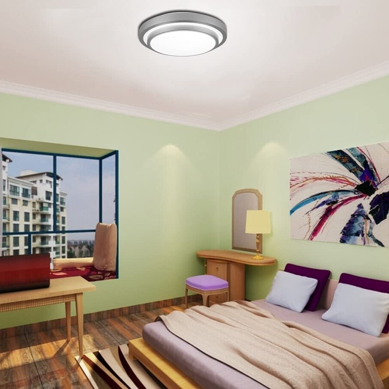 ZHMA LED Flush Mount Ceiling Light,12W, 20 * 20 *