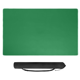 Large Board Game Mat(Green, 3.5'x5.5'), Anti-Slip, Noise-Reducing Table Cover for Board Games, Poker, Mahjong, Dominoes, Dice and Card Games