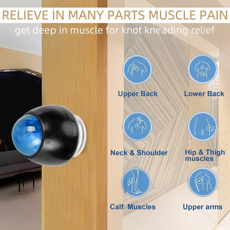 Mountable Muscle Massager Ball Suction Cup Reduce Fatigue Deep Tissue
