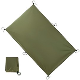 [Japanese Brand] LUHANA Ground Sheet, Tent Sheet, Water Pressure Resistance 19.7 ft (5,000 mm), Leisure Sheet, Waterproof, Thick, Lightweight, Compact, Outdoors, Camping, Climbing, Rubber Loop &