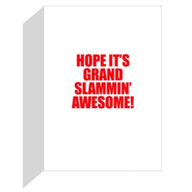 Play Strong Baseball Happy Birthday Baller Birthday Card 1-Pack (5x7) Illustrated Sports Birthday Cards Greeting Cards Awesome for Baseball Players, Coaches and Fans Birthdays, Gifts and Parties!