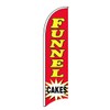 4 Less Co FUNNEL CAKES Windless Swooper Flag Feather Banner