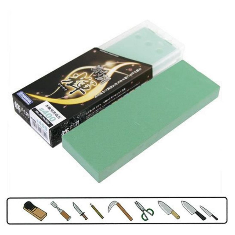 Naniwa NK-2204 Kagayaki Whetstone for Professional Use #400 Sharpener with