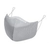Men's Gray Pure Silver Thread Antibacterial Beak-Shaped Mask Washable