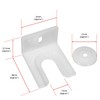 SPARES2GO Integrated Fridge/Freezer Door Clip Fixing Bracket Built-in Universal x