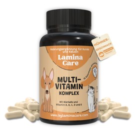 Lamina Care - Multi Vitamins for Dogs and Cats, Defences and Immune System Strengths Dog, 180 Capsules with Vitamin A, B, C, D and E to Support Your Pet's General Health