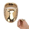 Archery Thumb Rings Good Protection Engraving Pattern Thumb Protector Rings