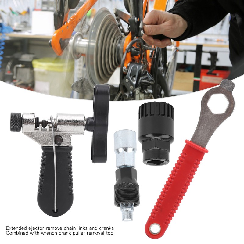 Bicycle Repair Tool Kit Hex Wrench Chain Breaker Bottom Bracket