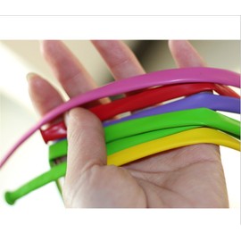 Aerfas 260q Balloons, 200 Pack Thickening Latex Twisting Modelling Long Magic Balloons for Animal Model,Weddings, Birthdays, Party Decorations (Color mixing)