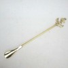 GLOBEDECOR ANCHOR SHOE HORN 19"H  NAUTICAL BRASS SHOE HORN LONG MARITIME GIFT SHOE HORN