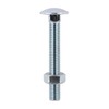 TIMCO BZP Carriage Bolt and Hex Nut - M12 x