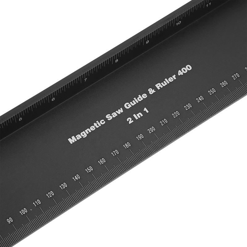 Multifunctional Protective Ruler Woodworking Scribing Aluminum Alloy Ruler HT202054