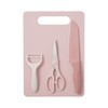 Francfranc Franc Cutting Set (4 Piece), Pink Kitchen Goods, New