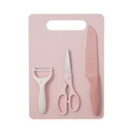 Francfranc Franc Cutting Set (4 Piece), Pink Kitchen Goods, New Life, Moving, 2025 Model