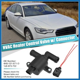 A ABSOPRO 4H0-121-671-D Control Solenoid Valve HVAC Heater Control Valve Durable Material Item Replacement