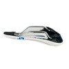 Hallenwerk White/Blue Gel Bicycle Seat Bicycle Saddle Mountain Bike Touring