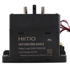 HIITIO High Voltage DC Relays Contactors Ceramic, 350A 1000Vdc High Voltage DC Contactor, ESS, EV Charging, EV/HEV, PV/Solar Power, Wind Power, UL Listed
