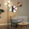 3-Globe Mid Century Black Tree Floor Lamp for Living Room,70in