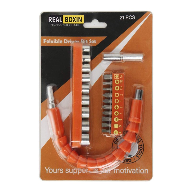 YIOYULEN Flexible Drill Bit Extension, 11.6inch Bendable Drill Bit Extension,