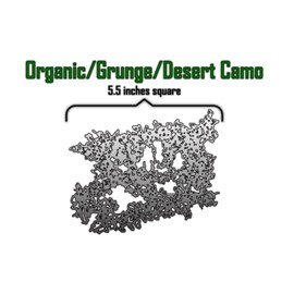 Death Ray Designs Organic Grunge Desert Camo Pattern