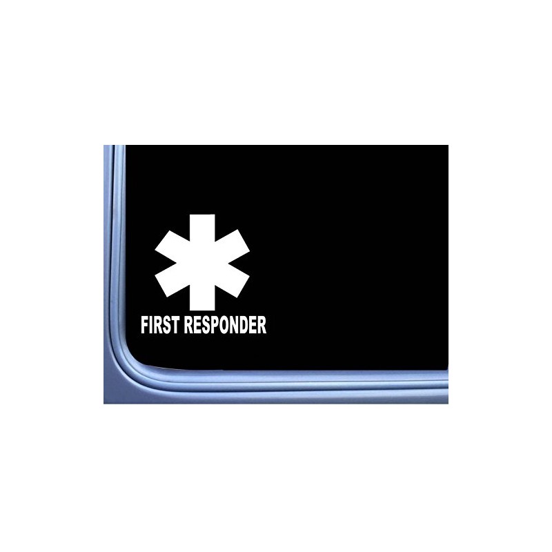 EZ-STIK First Responder EMT Decal Sticker M189 6" Star of