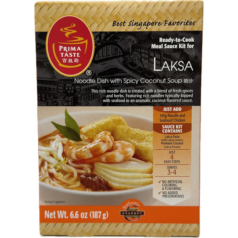 Prima Taste Laksa Kit, 6.6-Ounce Boxes (Pack of 3)